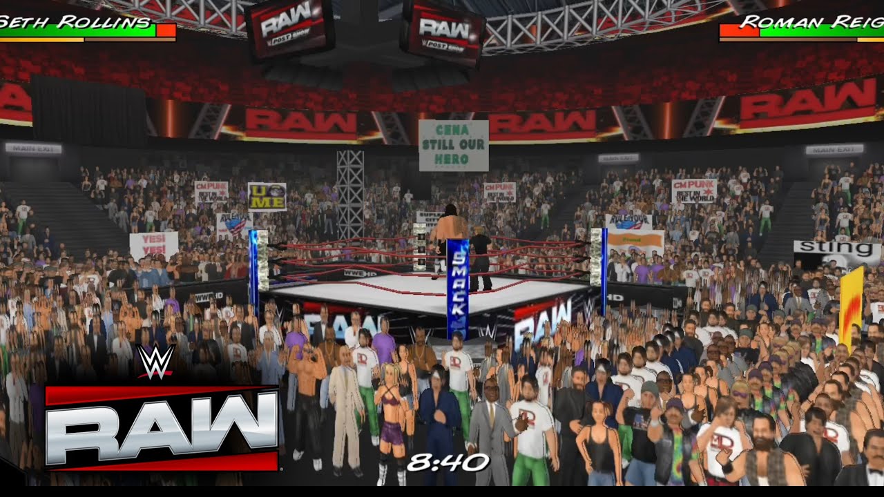 WR3D RAW 2018-25 Custom Arena| Raw 2025 Custom Arena|