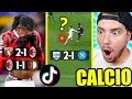 REAZIONE ai TIKTOK sul CALCIO!! - DISASTRO MILAN!! NAPOLI: ADDIO SCUDETTO...