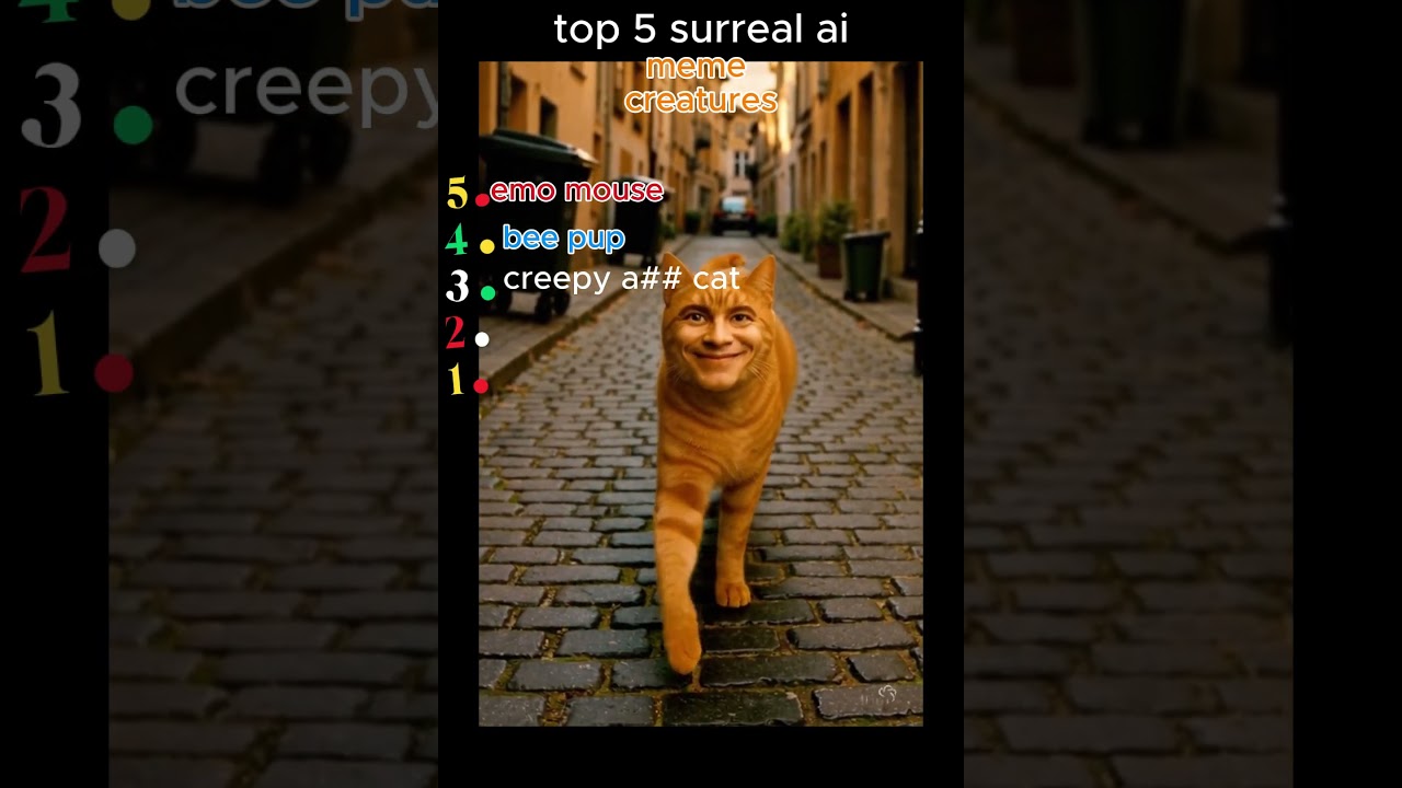 top 5 ai surreal meme creatures