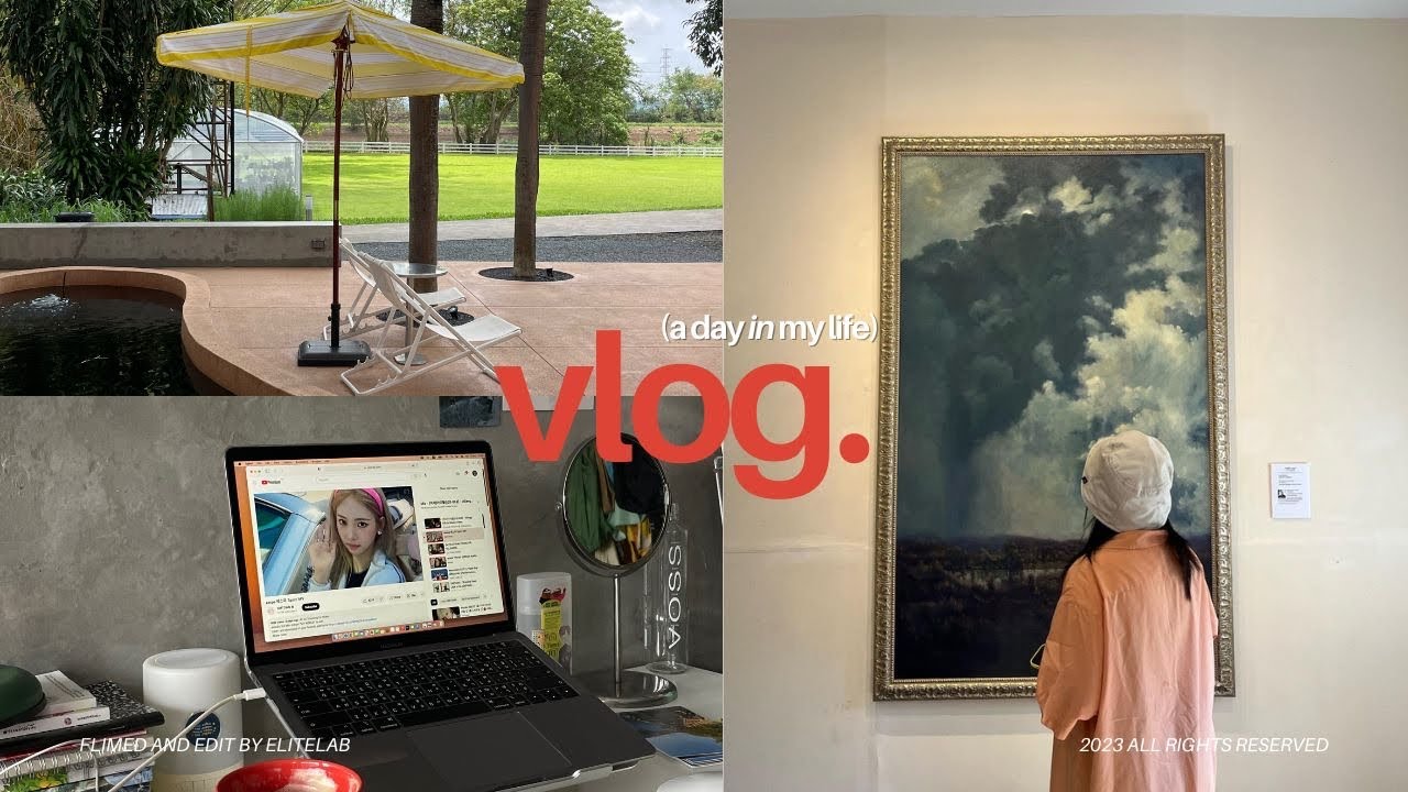 EN/Vlog - (CEI) กลับบ้าน, ไปคาเฟ่, Art of air 🖼️ , เดินขึ้นดอย#elitelab_