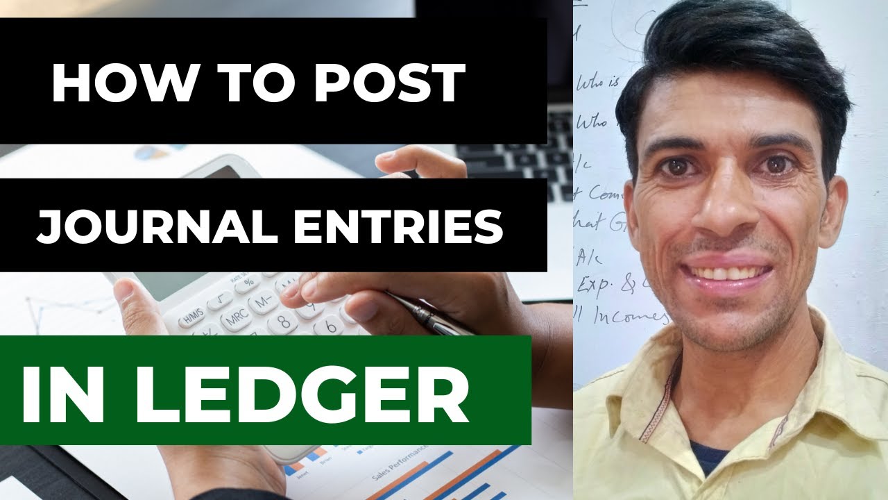 How to Post Journal Entries in Ledger YouTube