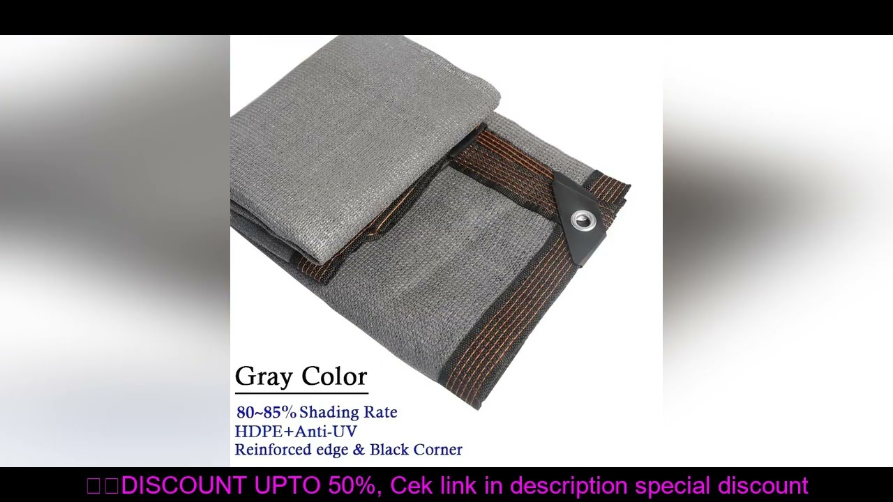 70~95% Anti UV Outdoor HDPE Sunshade Net Garden Balcony Privacy Screen Gardening Succulent Plants Co