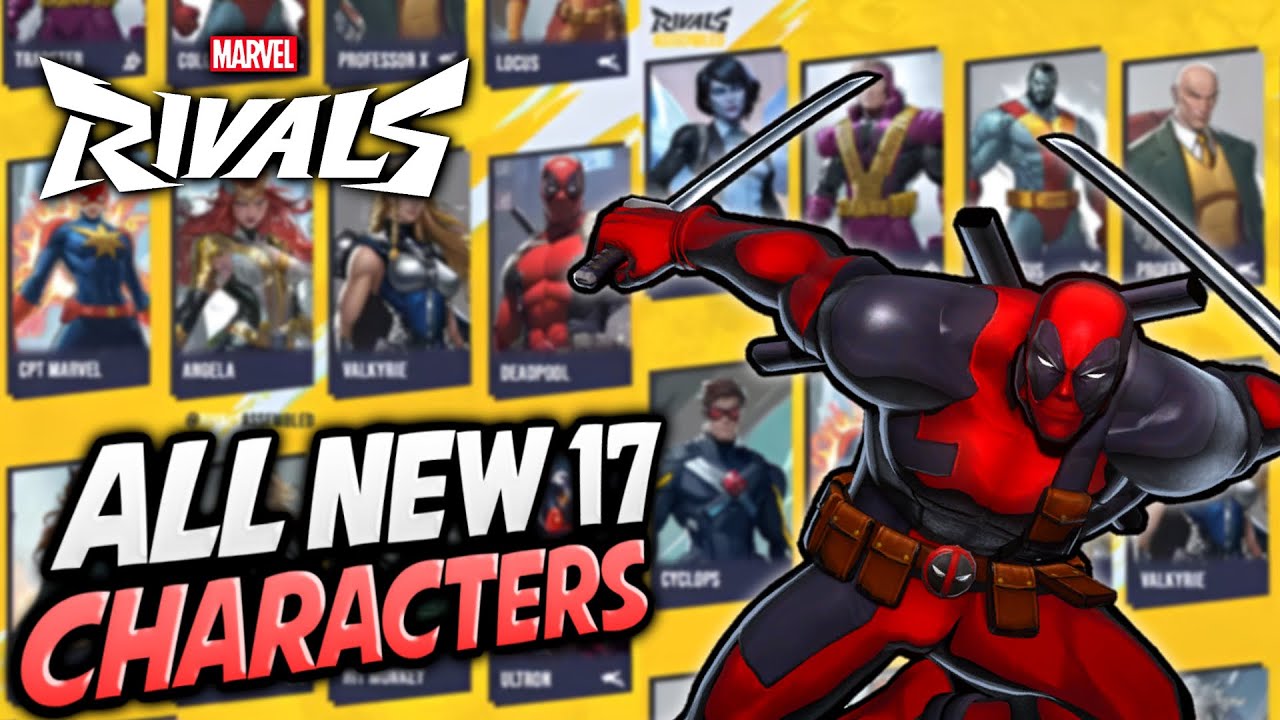 *BREAKING NEWS* 17 NEW CHARACTERS COMING TO MARVEL RIVALS LEAKED! - YouTube
