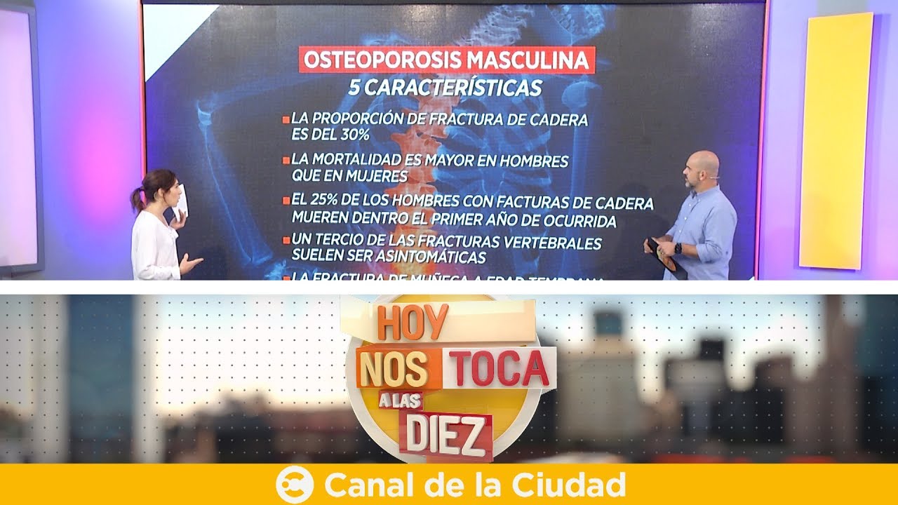 Los hombres también sufren Osteoporosis: Cecilia Pirolo en Hoy nos toca a las Diez cecilia carrizo
