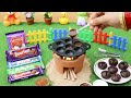 Miniature mini chocolate lava cake making recipe , mini cooking , mini cake #miniaturecooking 