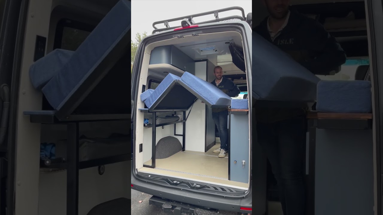 Possibly the best campervan bed layout… 