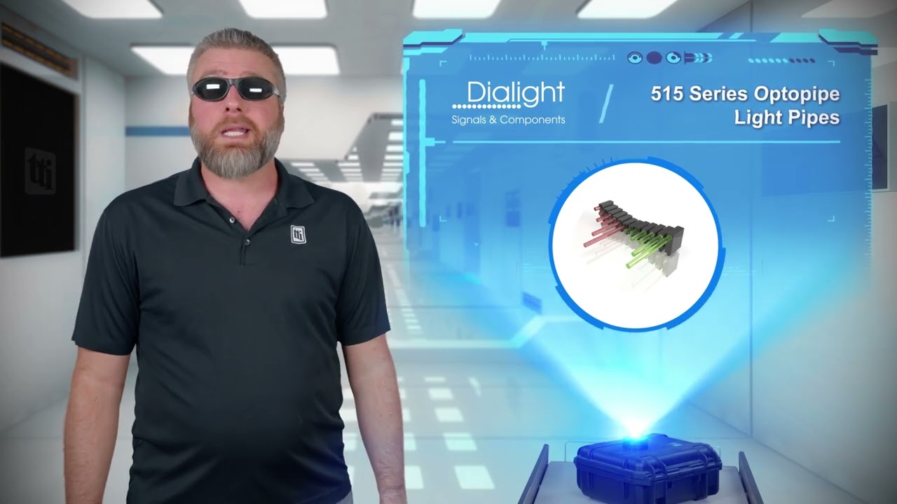 Dialight 515 SERIES Optopipe Light Pipes, Tech Specs I TTI, Inc.