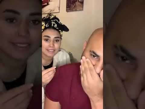 الضحك كله مي ابراهيم وزوجها عمر Mai Ibrahim 