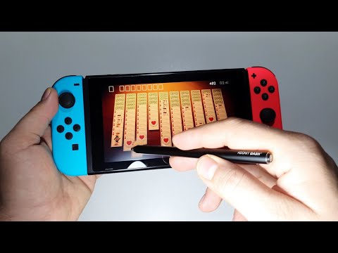 Spider Solitaire Nintendo Switch handheld gameplay
