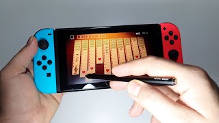 Spider Solitaire Nintendo Switch handheld gameplay screenshot 1