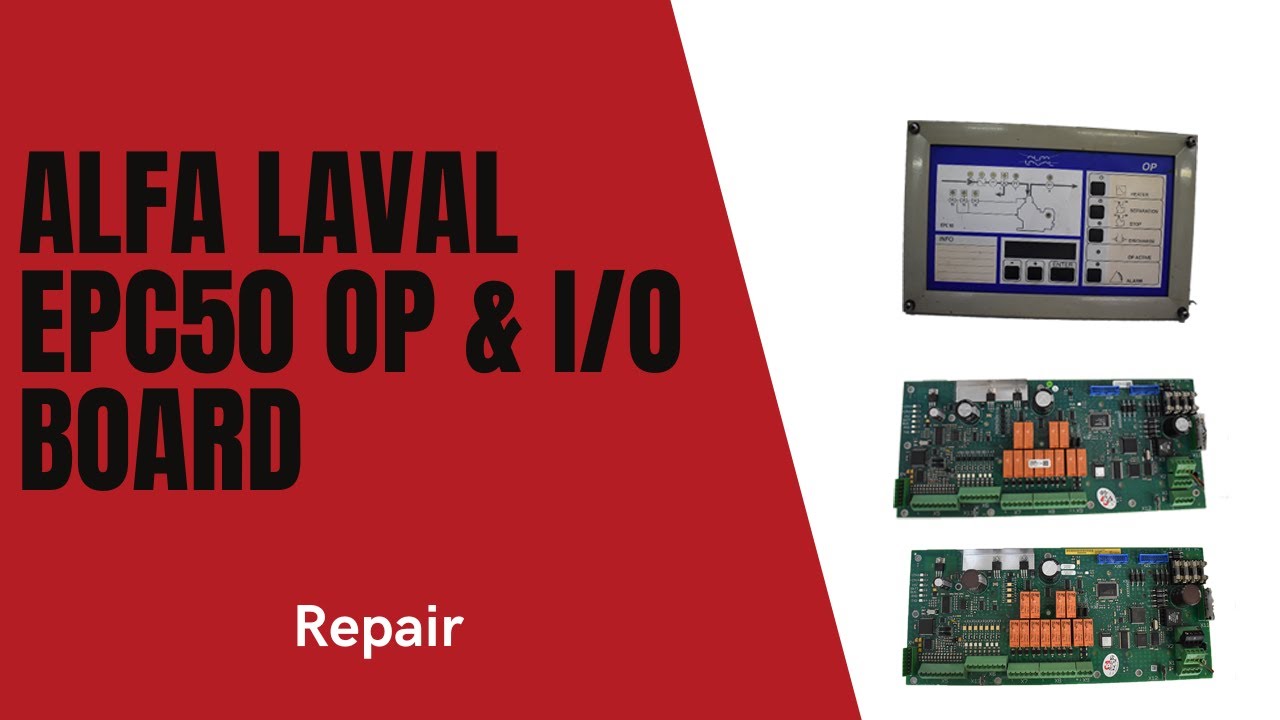 Alfa Laval OP Front Module & I/O Board (3) Repair