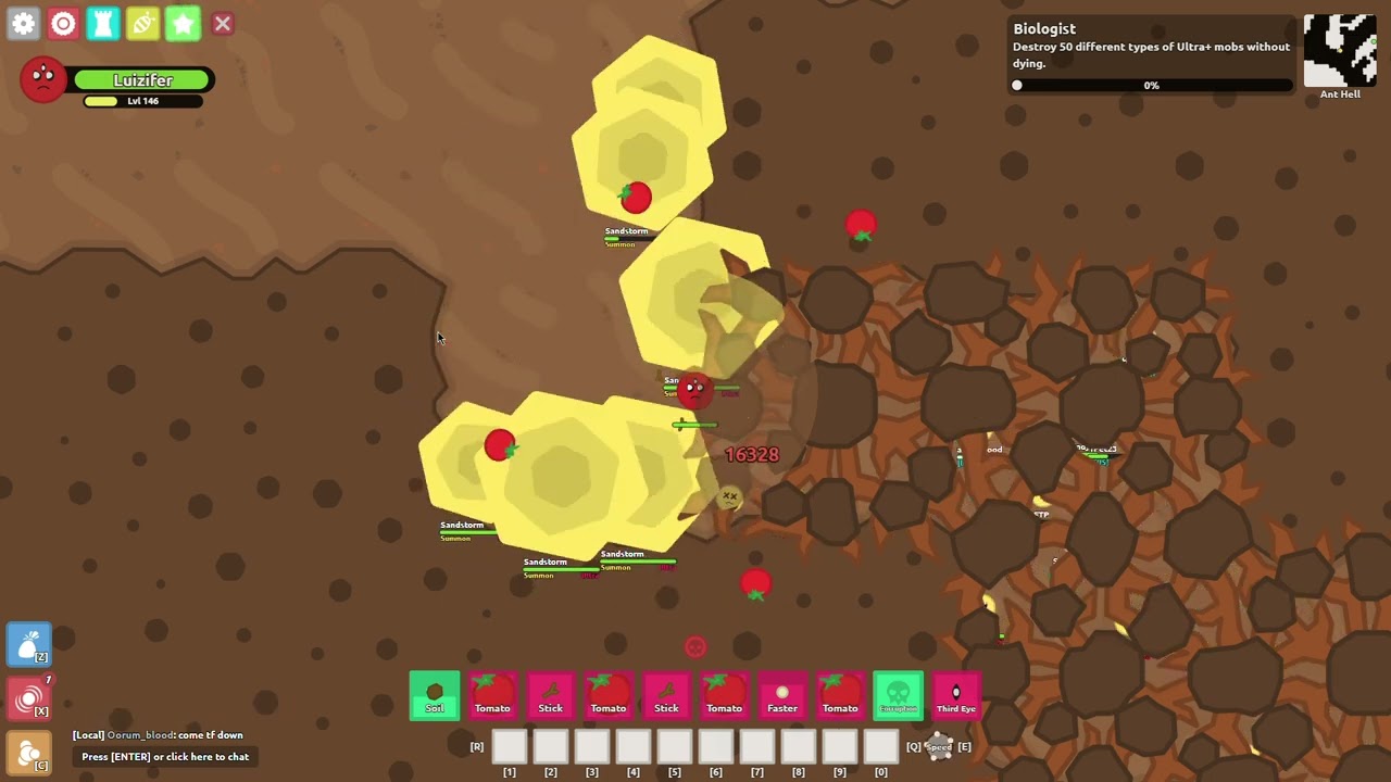 Cyberbullying Randoms in the Shortcut | florr.io