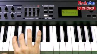 C chord on Keyboard