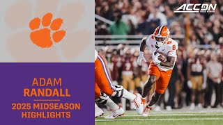 Clemson RB Adam Randall Midseason Highlights | 2025 ACC Football