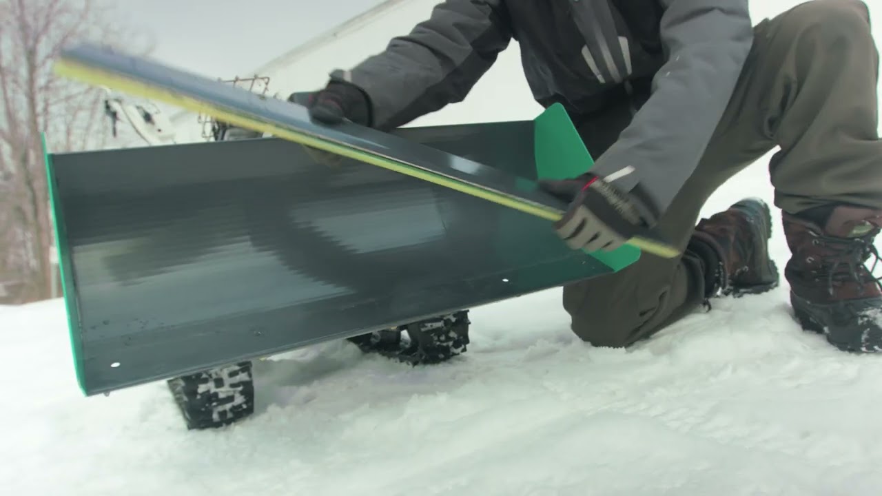 How to Attach the Optional Urethane Scraper for the Snow Bull