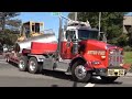 Fire Trucks, Police Cars, & Fire Dozer Responding Code 3 to a Huge 100+ Acres Grass Fire