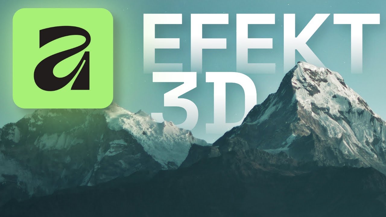 Napis 3D ukryty za górą – Zrób to w kilka minut w Affinity!