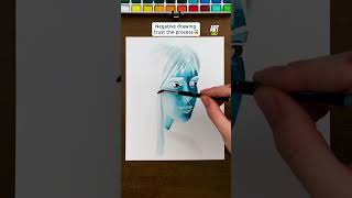 Negative drawing - Trust the process ! 🤩