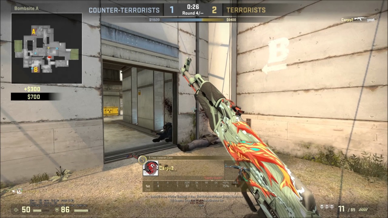 Carpy2 CSGO ESEA Ace Clutch on Cache