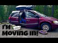 #VanLife | Officially Moving Into My Van and Setting Up Camp