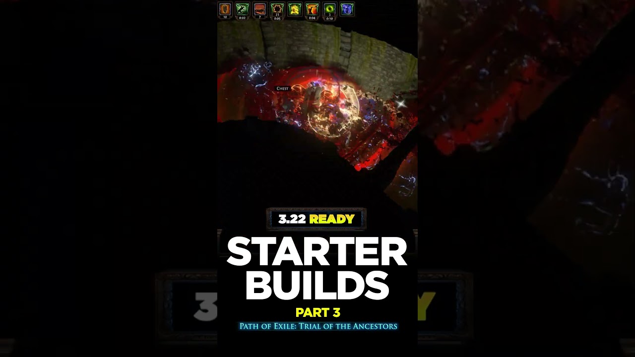 [POE 3.22] TRIAL OF THE ANCESTORS STARTERS - PART 3 - Poe Builds #shorts #pathofexile #poe