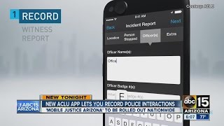 New ACLU app lets you record police interactions screenshot 5