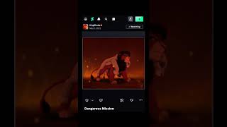 KingSimba (DeviantArt) - Kovu Rescues Kiara: Dangerous Mission ~ The Lion King II (1998)
