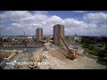 Nelson House, Grimsby demolition Part 2 timelapse