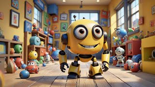 Four Toy Robots Beep and Boop | Robot Song for Kids | Counting & Fun Sounds Nursery Rhyme