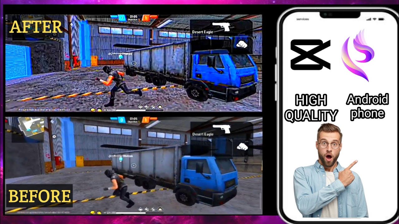 Free fire  high quality increase cup cat app 😮 how to free fire high quality🥰