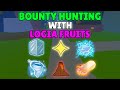 Bounty hunting using all logia fruits in blox fruits update 20 part two