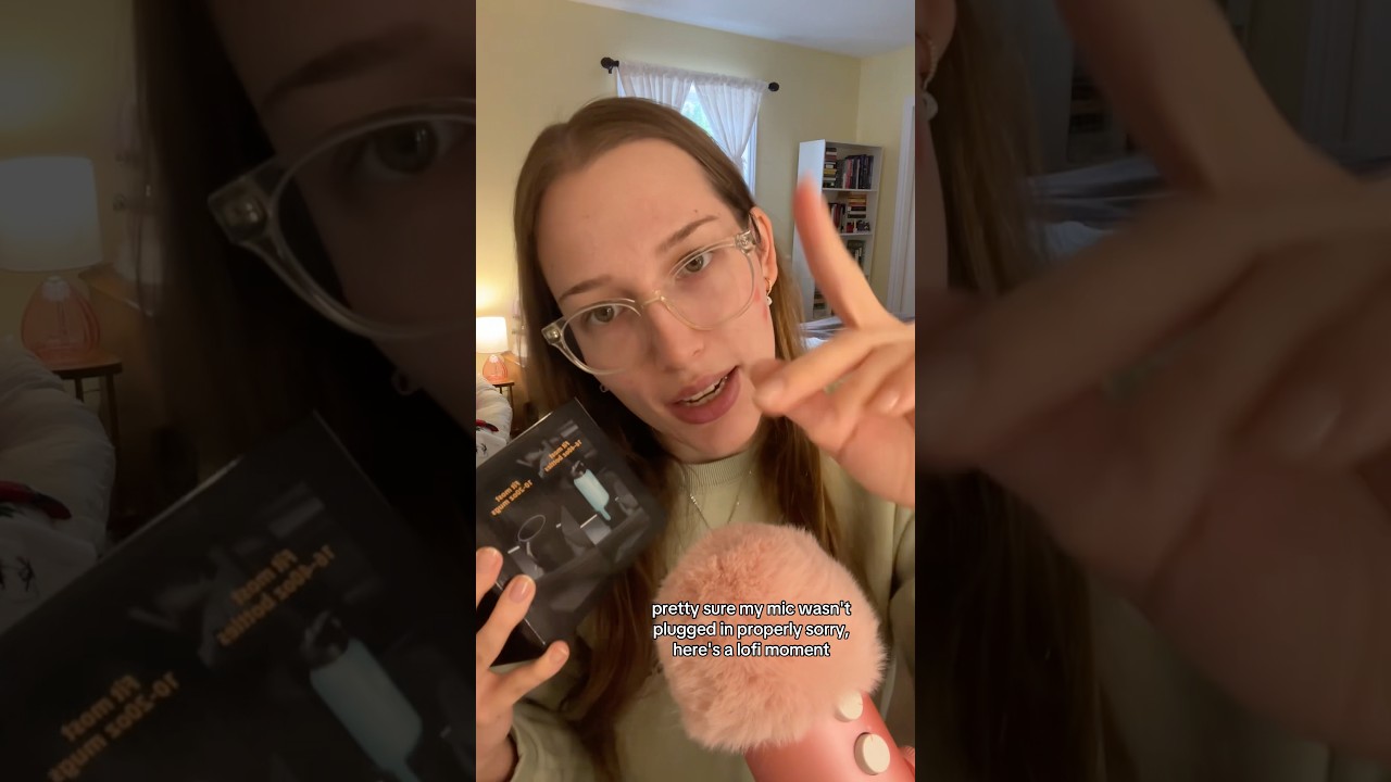 ASMR with my mom's christmas stocking stuffers (1/2) car cup holder expander! 