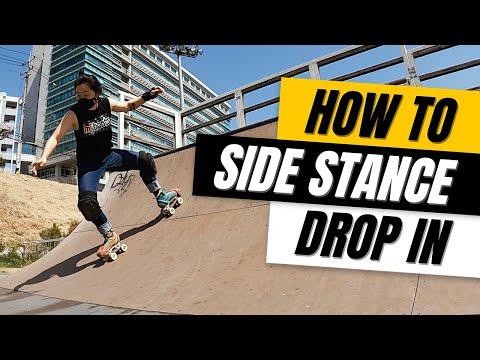 How to Sidesurf Drop In on Roller Skates | Trick Tutorial