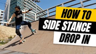 How to Sidesurf Drop In on Roller Skates | Trick Tutorial