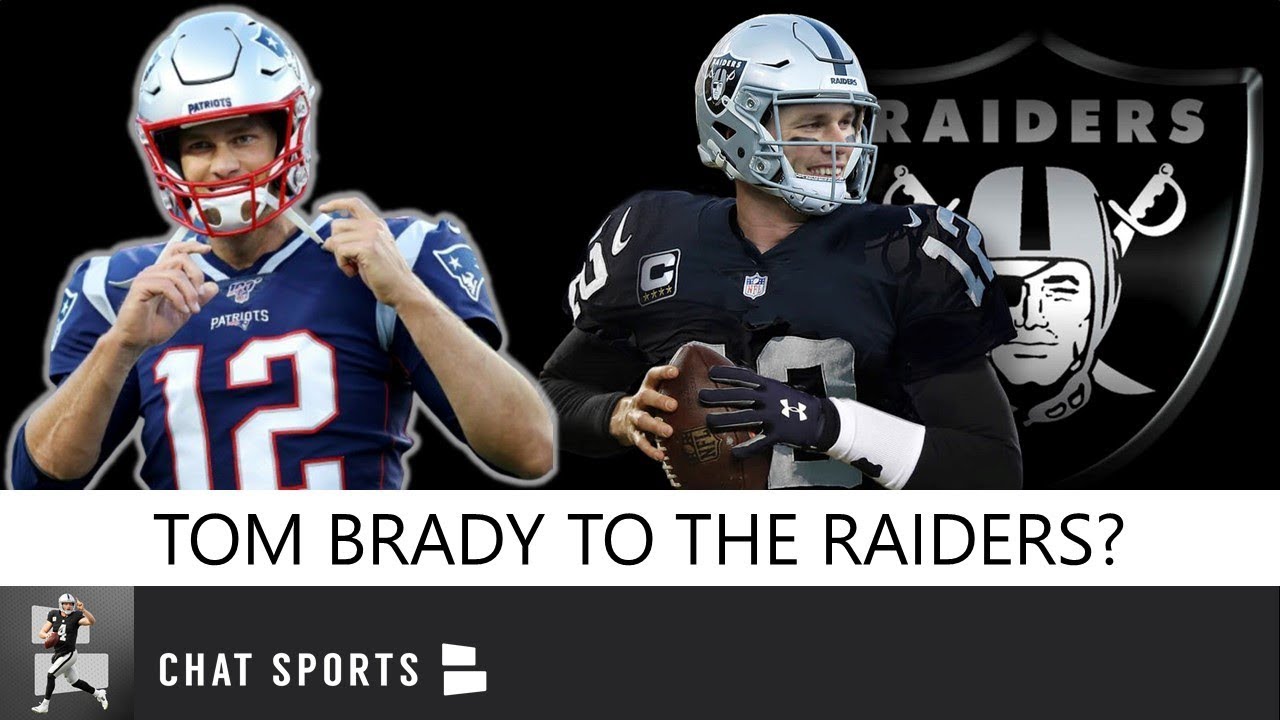 tom brady in a raiders uniform