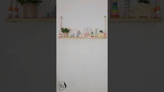 DIY Macrame Shelf - Tutorial link in the comments #macrameshelf #diy #tutorial #youtube #nursery