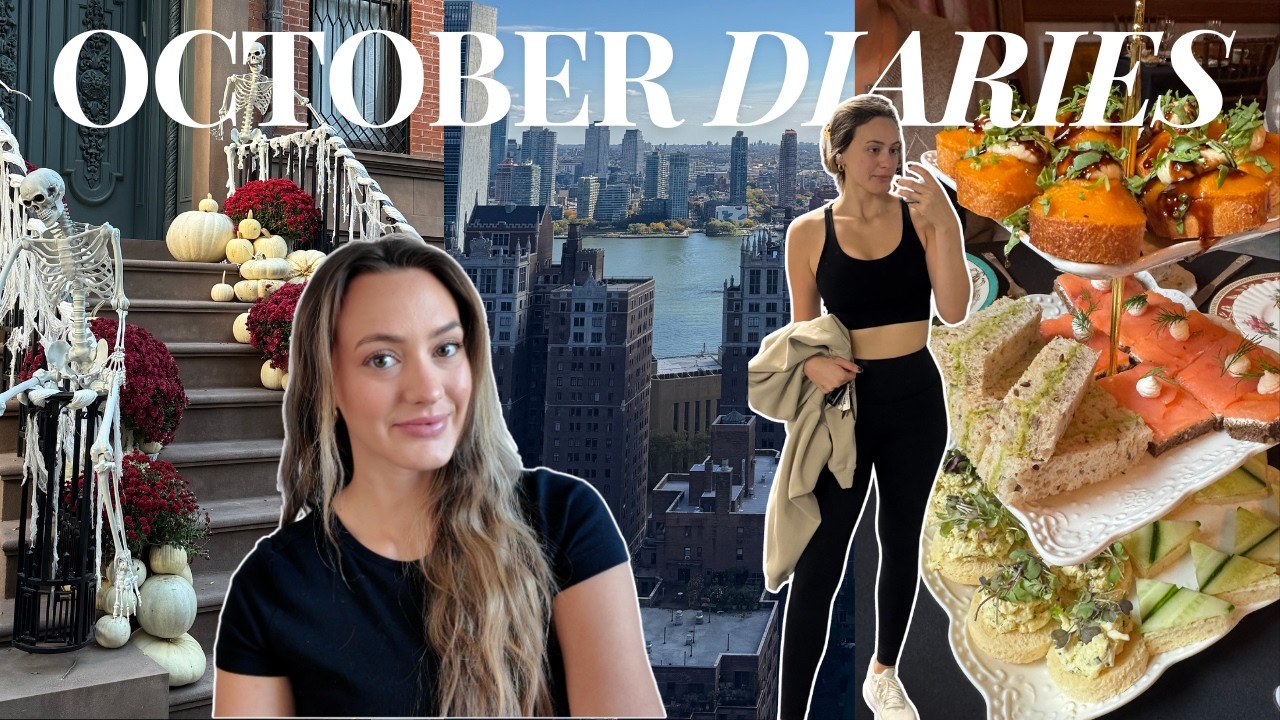 ОКТЯБРЬСКИЕ ДНЕВНИКИ | Собираюсь и готовлюсь к поездке в Нью-Йорк осенью 🍎 и сразу же возвращаюсь...
