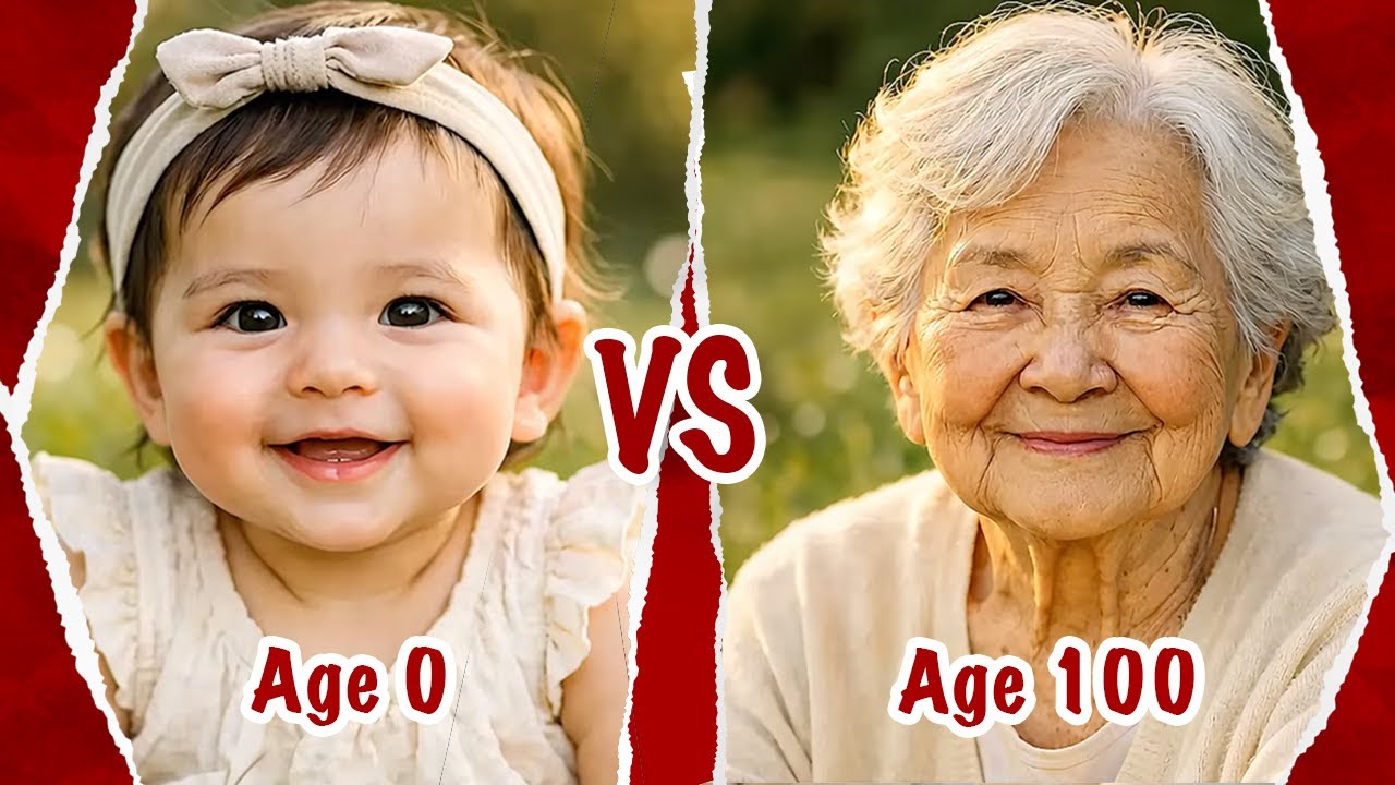 Timelapse Evolution AI: A Woman’s Life from Birth to 100 Years