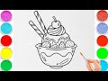 🍦 Relaxing Ice Cream Coloring 🎨 | Cute &amp; Satisfying Art with Markers