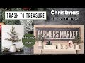 🌲CHRISTMAS TRASH TO TREASURE DECOR IDEAS!!~Neutral Christmas DIYS~Thrift Store Flips for Christmas