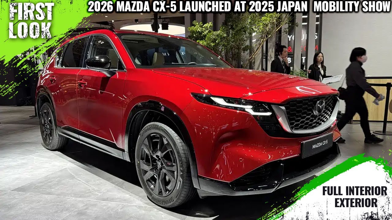 Mazda CX-5 Crossover SUV Launched At 2025 Japan Mobility Show - First Look - Full Interior Exterior