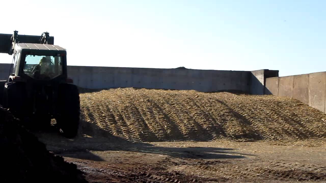 2011 packing silage pile YouTube