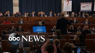 Explosive impeachment testimony, Democrats clash in debate, wild airport chase | ABC News