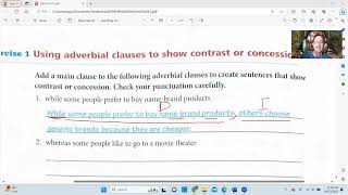 B50 Subordinating Conjunctions Contrast Concession