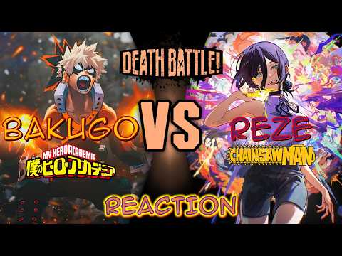 💥Una batalla muy explosiva💥|Bakugo VS Reze (My Hero Academia VS Chainsaw Man)|DEATH BATTLE!|REACTION
