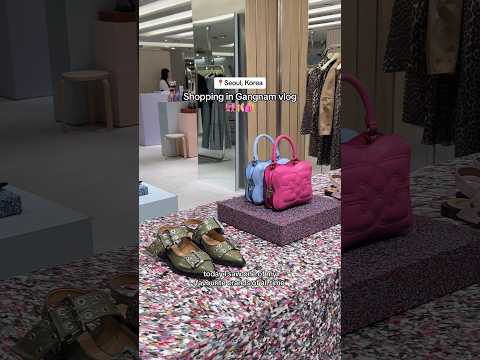 shopping in Gangnam + Sinsa-dong in Seoul! ποΈ