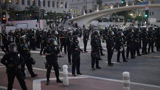 Curfew enacted for part of downtown Los Angeles, LAPD makes arrests