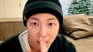 Rm Kim Namjoon Live Today Bts Weverse Live Full English Subs