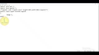 Java | Applet 'showing image' | CodeLearning