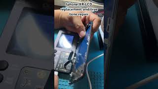 Iphone XR LCD replacement and true tone repair #iphone #apple #repair